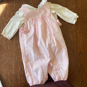 Janie and Jack jumper with long sleeve top